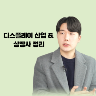 디스플레이 산업 & 상장사 정리